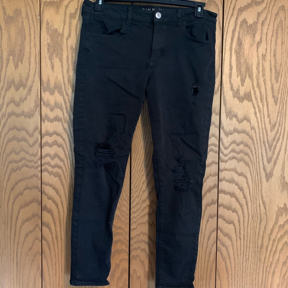 Black American Eagle Jegging